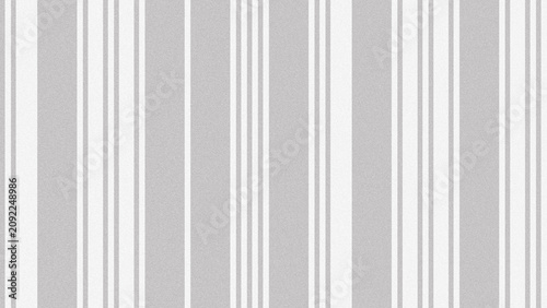 Obraz na plátně Classic grey and white vertical ticking stripes pattern background for interior