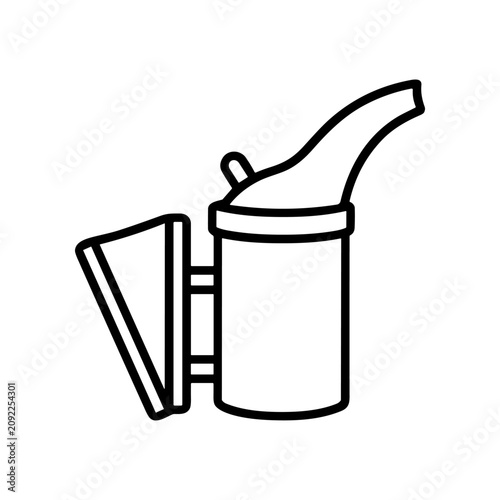 Canvastavla Simple line drawing of a sprayer.