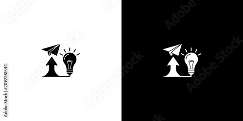 Φωτογραφία Creative Ideas Launch and Growth Concept Icon