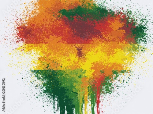 Bolivia Independence Day. 6 August. 6th August. Independence, National Day, Typographic Design, Creative Concept. Template for background, banner, poster, Advertising, Greeting card, postcard, flyer.