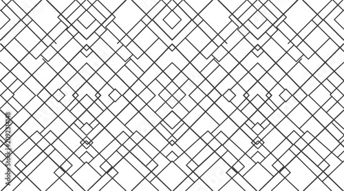 Φωτογραφία Geometric seamless pattern with intersecting diagonal lines and square shapes cr