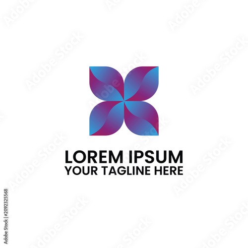 Beautiful logo design template vector 