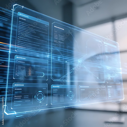 Holographic interface panels