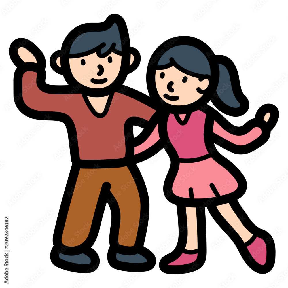 Fototapeta premium salsa illustration
