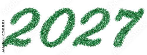 Obraz na płótnie Green tinsel