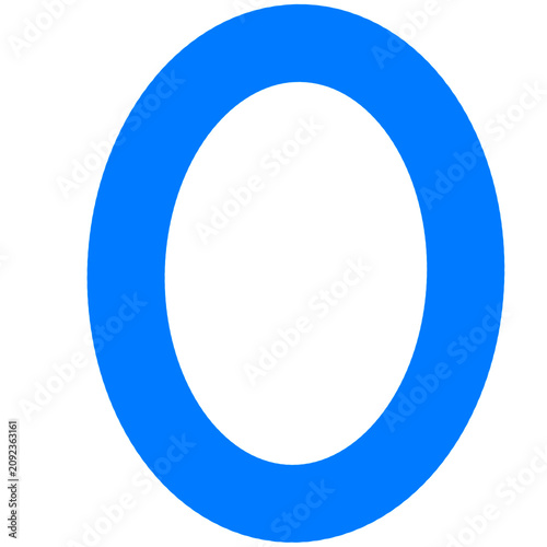 Obraz na płótnie blue zero