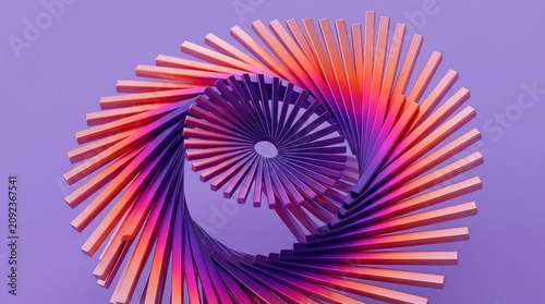 Abstract Spiral Geometry Background for Modern Design