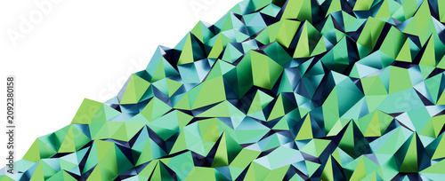 Abstract polygonal landscap...
