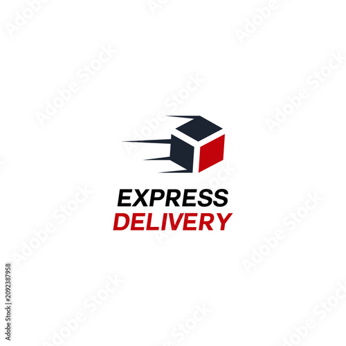 Free delivery shipping icon, home express delivery service vector label with fast car truck. Free shipping delivery badge for mail courier for parcel shipment cargo and food delivery service symbol.