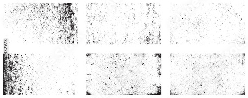 Slika na platnu Overlay grunge texture set