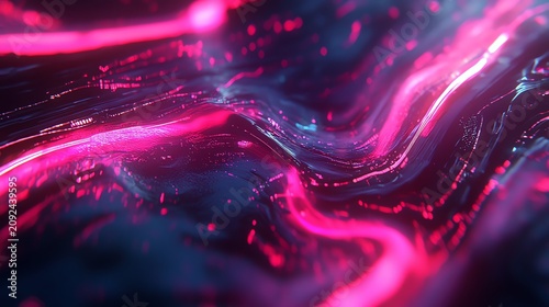 Neon Flow Abstract