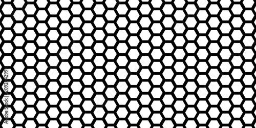 Seamless contour pattern of transformation from circle to hexagon