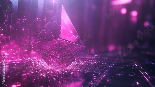 Futuristic Geometric Prism