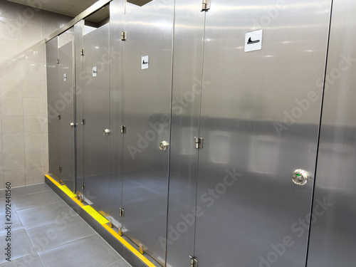 Spotless and Modern Restroom Stall Design for Contemporary Spaces