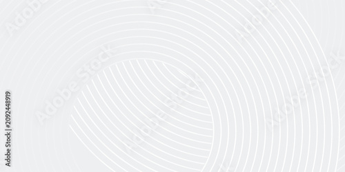 Foto Abstract white glowing geometric lines on gray background