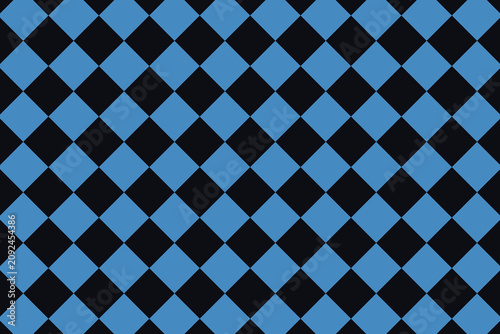 Obraz na plátně damier de couleur bleu marine claire et noir