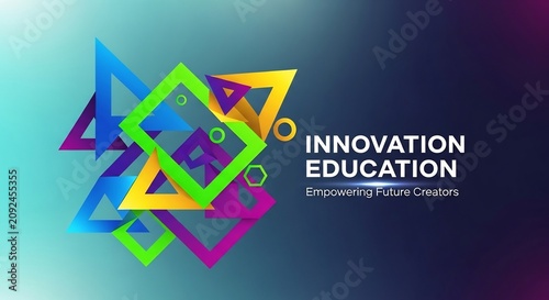 Innovation and Education Empowering Future Creators with Geometric Shapes.