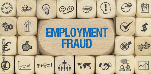 Cuadro en lienzo Employment Fraud