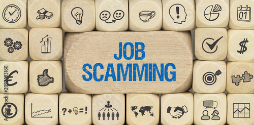 Cuadro en lienzo Job Scamming