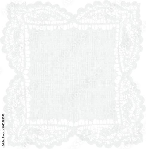 Lacy square frame Lace background Design for background, carpet, wallpaper, clothing, wrapping, Batik, fabric, illustration embroidery