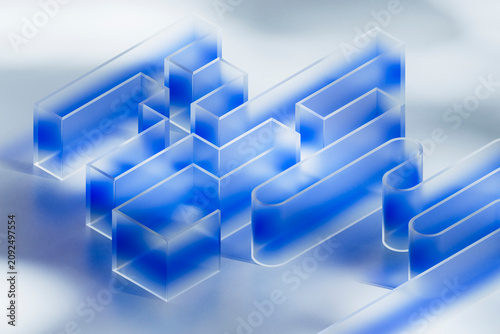 Abstract Modular Blue Structures