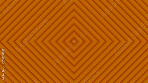 Dark Orange Abstract Background with Concentric Diamond Lines
