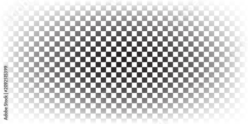 Race flags background with space for text. Chess game or rally sport car competition wallpaper. Black and white squares pattern. Banner with checkered texture. Vector flat illustration