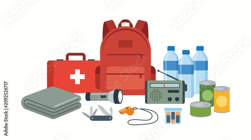 Essential emergency survival kit for disaster preparedness