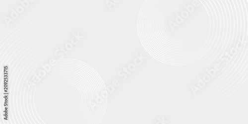 Bilde på lerret Texture white glowing geometric lines on gray curve circle transparent
