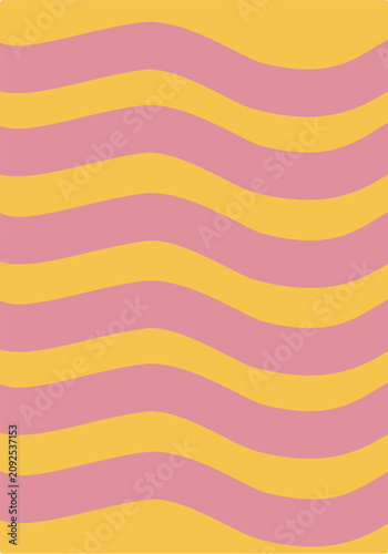 Wave Pattern Retro Background