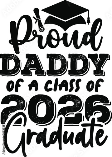 Proud Family Graduation 2026 Typography
