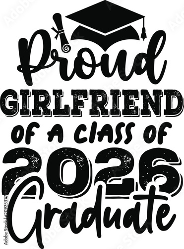 Proud Family Graduation 2026 Typography