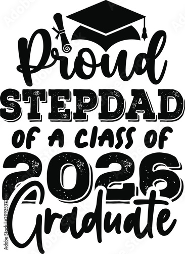 Proud Family Graduation 2026 Typography