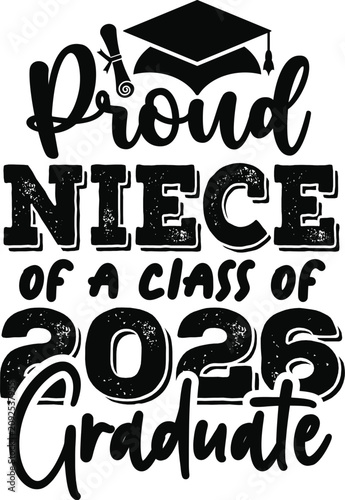 Proud Family Graduation 2026 Typography