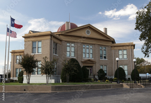 Historic Rains County Courthouse Located in Downtown Emory, TX