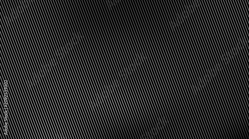 Abstract background, black and white monochrome textures, thin diagonal parallel lines pattern with optical illusion effect
