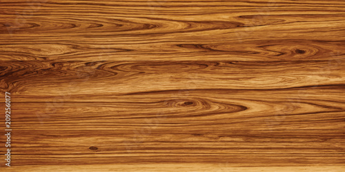 Fotografie Smooth brown wood grain texture background with background horizontal material i