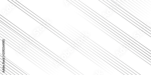 Canvas Print Vector oblique stripe diagonal black and white line gradient fabric transparent diagonal line cloth