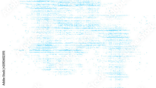 Schilderij op canvas abstract grunge background with blue lines
