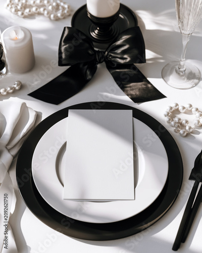 30th birthday invitation mockup inspired by a mode