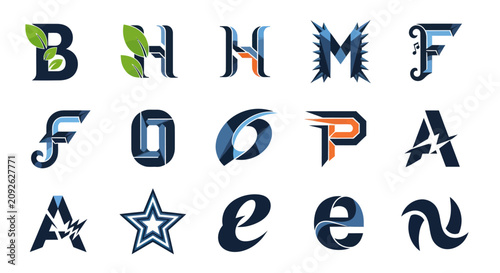 Modern Alphabet Logos: Collection of Unique Letter Designs