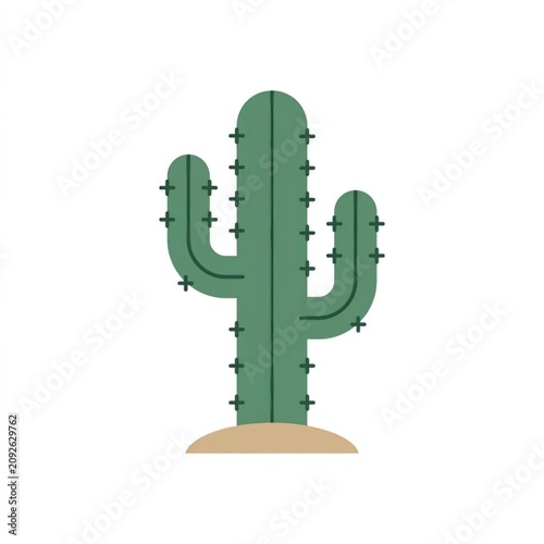 cactus on a white background