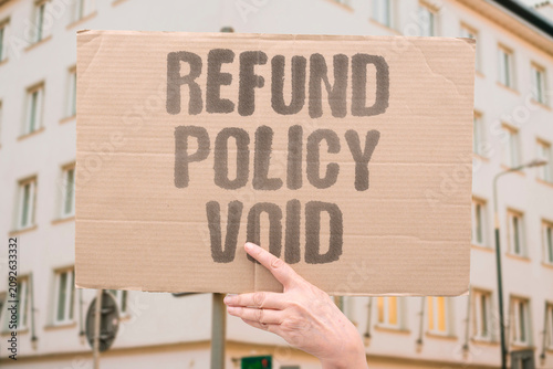 Photos "Refund Policy Void" Fine print excludes my situation