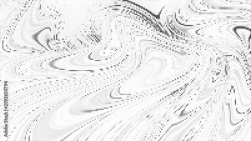 Photos Monochrome halftone pattern with varying dot density and sizes