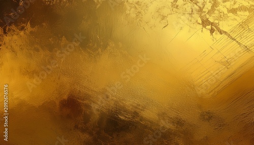 Abstract Gold Distressed Texture On Split Background Luxury Metallic Grunge Overlay Vintage Dirty Grain Effect Scratched Artistic Wallpaper