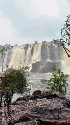 waterfall on the coast of thailand