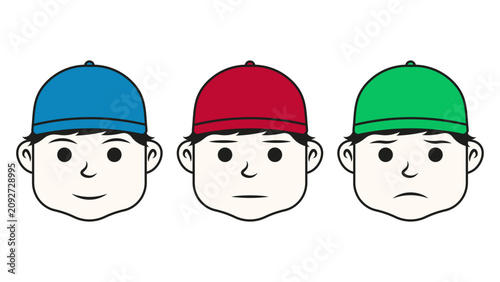 boys wear caps