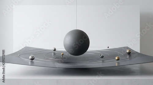 Conceptual Gravity Unveiling Scientific Innovation, Future Technology, and Minimalist Design for Business, Editorial, and Premium Digital Platforms