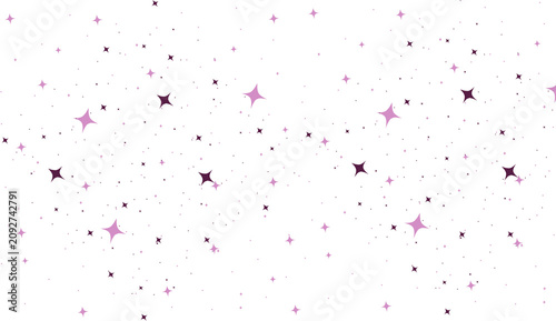 Foto Pink sparkle and star dust pattern element on transparent background, PNG illust