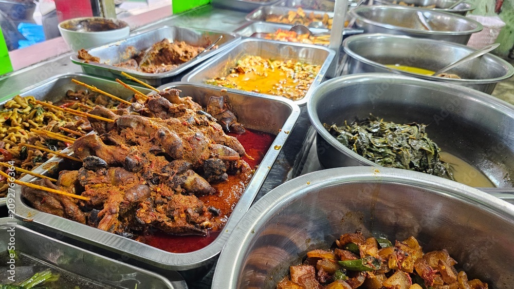 Obraz premium Traditional Culinary Menu of Indonesia